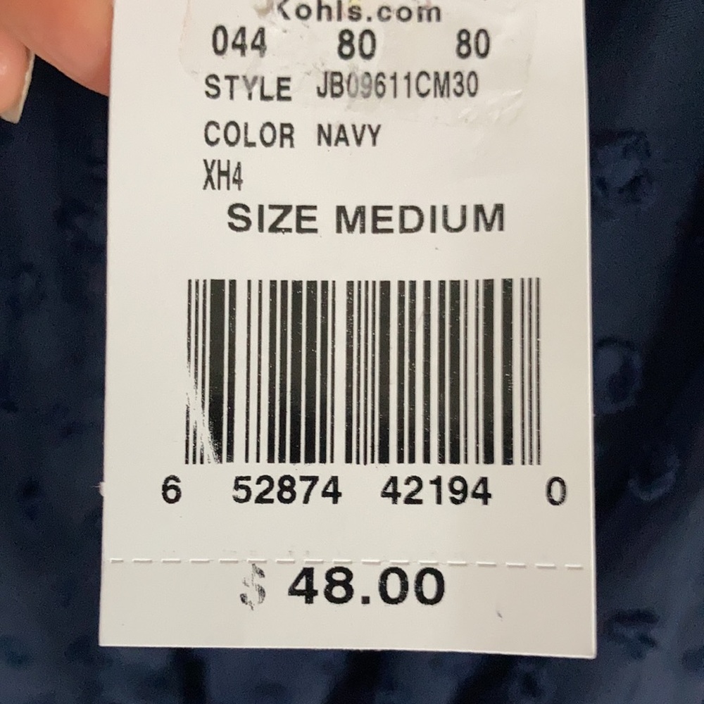 Speechless spaghetti strap back tie navy blue dress M jr - Picture 12 of 17